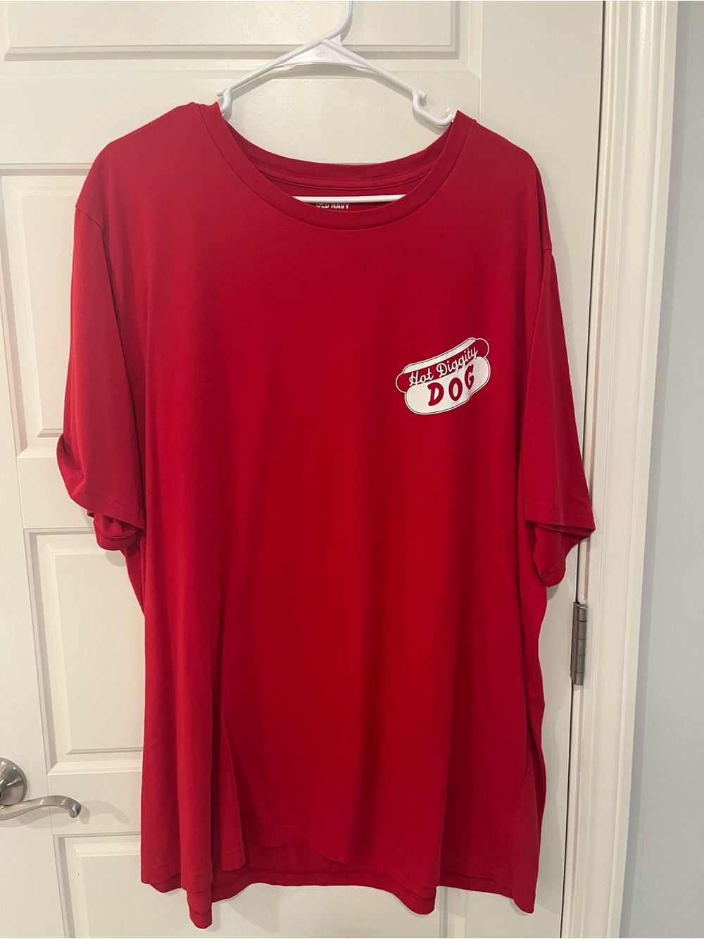 Men's Red Graphic Tee - Hot Diggity Dog Logo